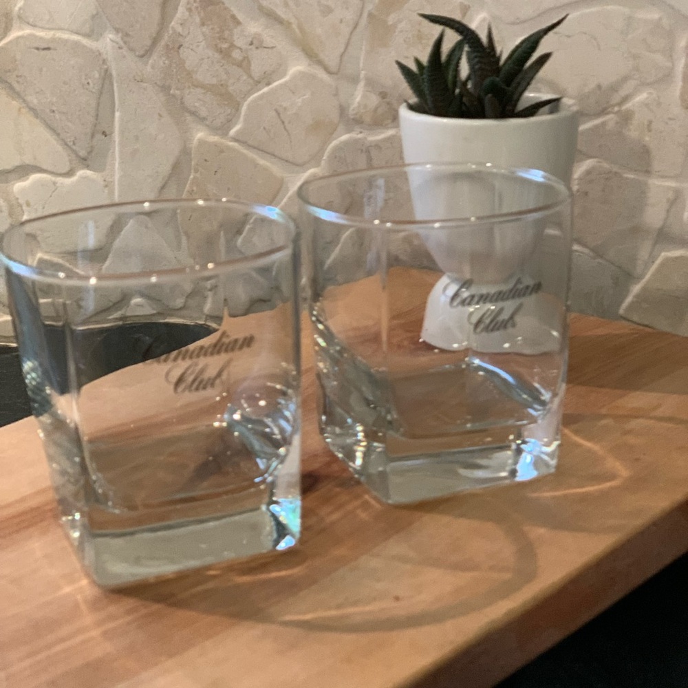 CANADIAN CLUB | Set of 2 | Rocks Glasses